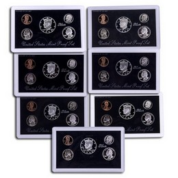 1992 - 1998 Silver Proof Sets OGP
