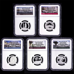 2013 ATB Silver Quarters NGC PF70 UC ER Picture Label