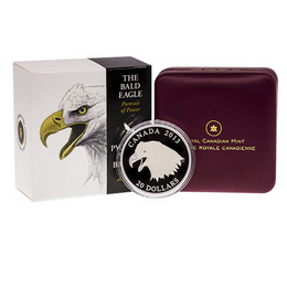 2013 Canada Silver $20 Bald Eagle OGP