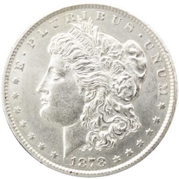 1878 CC Morgan Silver Dollar Almost Uncirculated - Brilliant Uncirculated 1878 CC Morgan Silver Dollar Almost Uncirculated - Brilliant Uncirculated