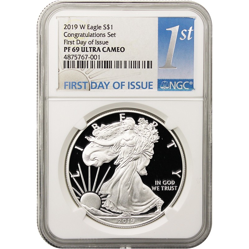 2019 S Limited Edition Silver Eagle Proof Dollar from Set NGC PF 69 Early Rel.