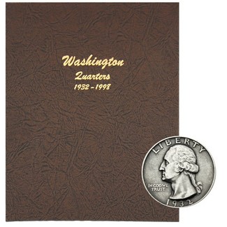1932-1964 Washington Quarters in Album