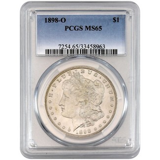 1898-O Morgan Dollar PCGS MS-65