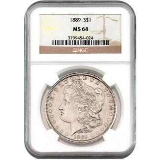 1889 Morgan Dollar NGC MS-64