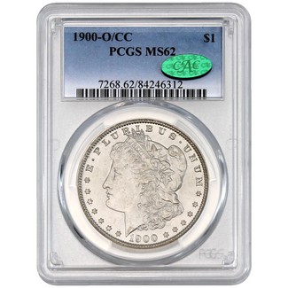 1900 O/CC Morgan Dollar PCGS MS62 (CAC)