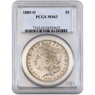 1885-O Morgan Dollar PCGS MS-63