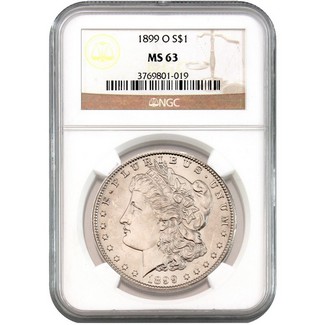 1899-O Morgan Dollar NGC MS-63