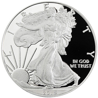 2015 W Proof Silver American Eagle in OGP