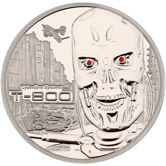 The Terminator: Cyberdyne Systems T-800 1oz Reverse Proof Silver