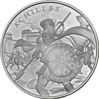 Achilles Legendary Warriors Series 1oz .999 Silver Medallion