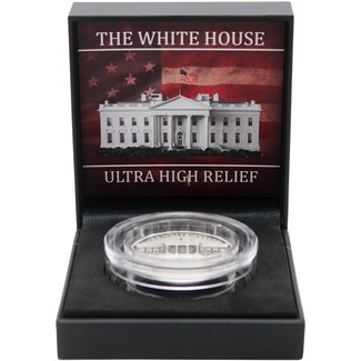 2024 $2 Niue The White House 1oz Antiqued Ultra High Relief Silver Coin