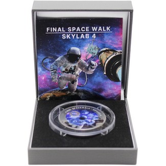2024 Ghana 1oz Titanium Final Space Walk Skylab 4 Uncirculated Coin