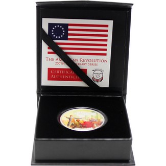 2024 $1 The American Revolution Series: The First Continental Congress 1 oz. Silver Colorized Coin