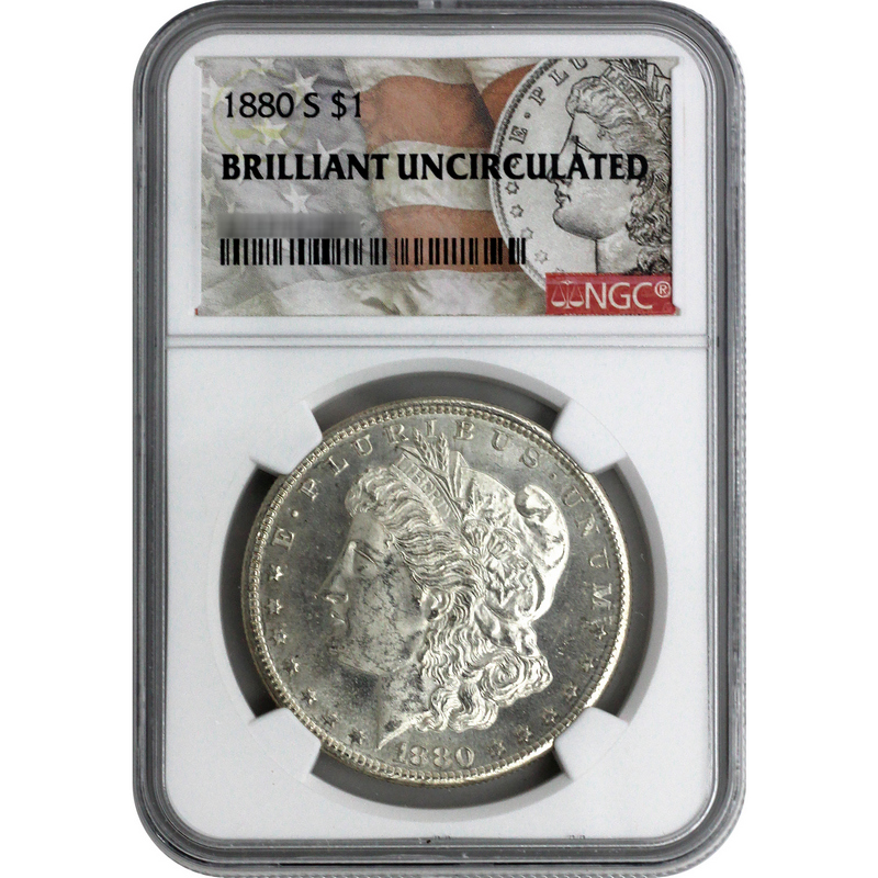 1880-S Morgan Silver Dollar