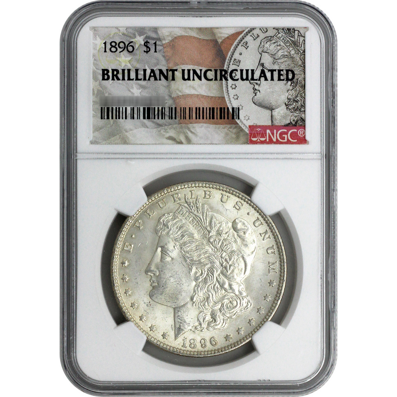 1896-P Morgan Silver Dollar