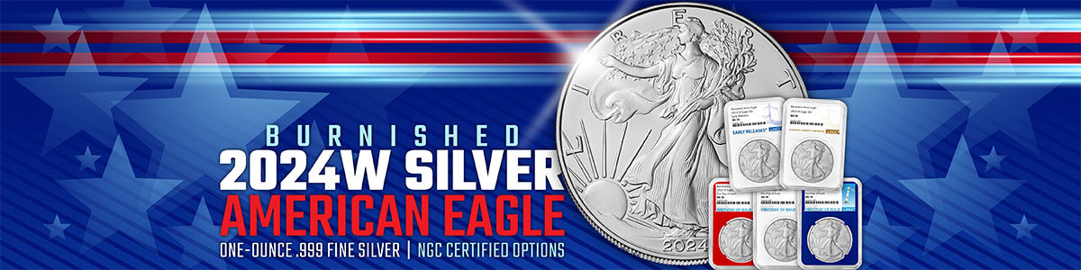 2024 Burnished Silver Eagle Certified
