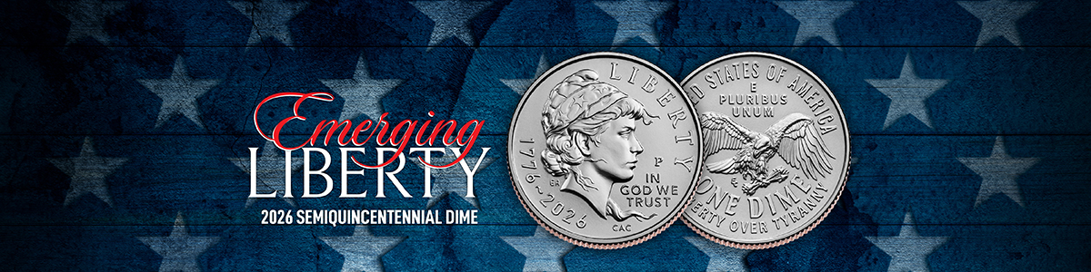 Emerging Liberty 250th Anniversary Dimes