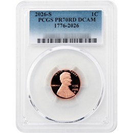 2026 S Proof Lincoln Cent PCGS PR70 RD DCAM Blue Label