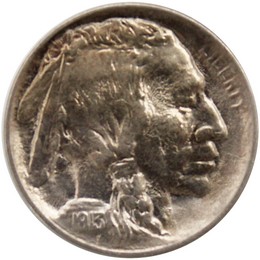 1913 Type 1 Buffalo Nickel BU Condition