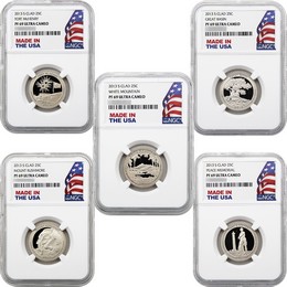 2013 S Clad Proof Quarter Set NGC PF69 UC Made in the USA Holder 5pc 2013 S Clad Proof Quarter Set NGC PF69 UC Made in the USA Holder 5pc