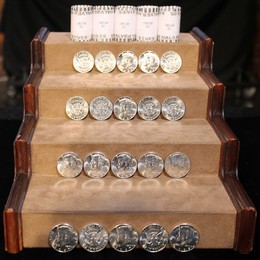 5 - Rolls 40% Silver BU Kennedy Half Dollars (100 coins) 5 -Rolls 40% Silver BU Kennedy Half Dollars (100 coins)