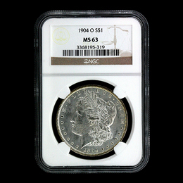 1904-O Morgan Dollar NGC MS-63 1904-O Morgan Dollar NGC MS-63