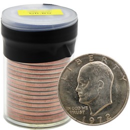 1972 Eisenhower Dollar Roll BU Condition (20 Coins)