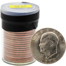 1972 D Eisenhower Dollar Roll BU Condition (20 Coins)