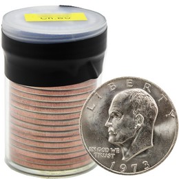 1973 Eisenhower Dollar Roll BU Condition (20 Coins)