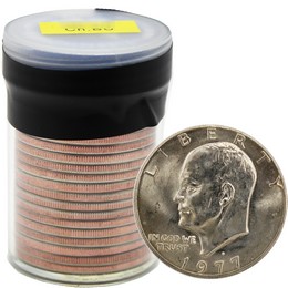1977 D Eisenhower Dollar Roll BU Condition (20 Coins)
