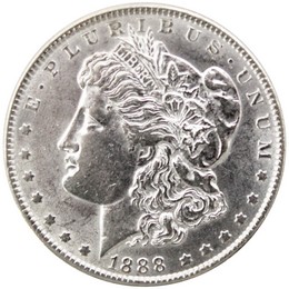 Random Pre-1921 Morgan Silver Dollar in Extra Fine - Almost Uncirculated Condition