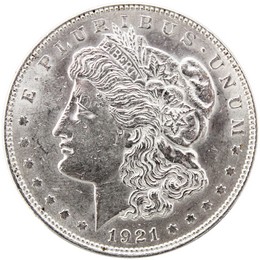 1921 Morgan Silver Dollar in Very Good - Extra Fine Condition