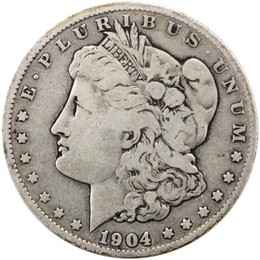 1904 S Morgan Silver Dollar Fine - Very Fine Condition