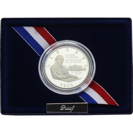 1993 S Proof Bill of Rights Commem Silver Half Dollar OGP 1993 S Proof Bill of Rights Commem Silver Half Dollar OGP