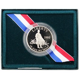 1995 S Proof Civil War Commem Half Dollar OGP 1995 S Proof Civil War Commem Half Dollar OGP