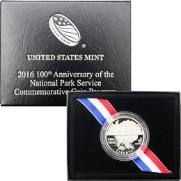 2016 S Proof National Park Service Commem Half Dollar OGP