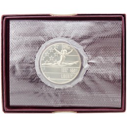 1992 Olympic Gymnastics Commem Half Dollar BU OGP 1992 Olympic Gymnastics Commem Half Dollar BU OGP