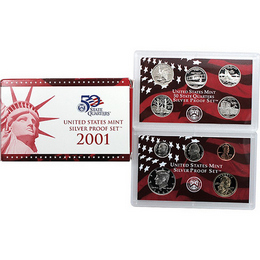 2001 Silver Proof Set 10 pc OGP 2001 Silver Proof Set 10 pc OGP