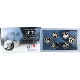 2009 S Clad Proof Quarter Set OGP