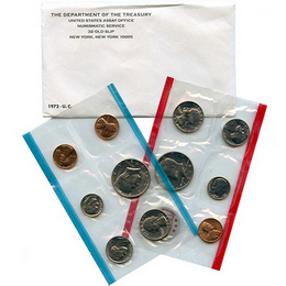 1972 Mint Set in OGP (11 coins)