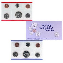 1998 Mint Set in OGP (10 coins) 1998 Mint Set in OGP (10 coins)