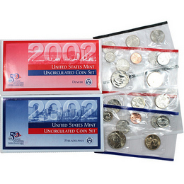 2002 Mint Set in OGP (20 coins) 2002 Mint Set in OGP (20 coins)