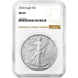 2026 Silver Eagle NGC MS69 Brown Label