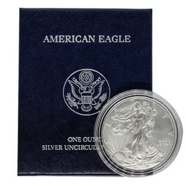 2011 W Burnished Silver Eagle in OGP 2011 W Burnished Silver Eagle in OGP