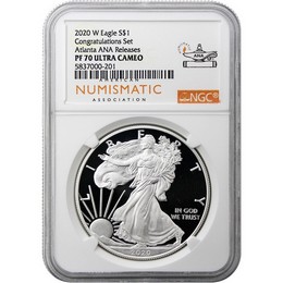 Liberty Label 2019 S Silver Eagle Proof NGC PF70 UC Early Releases