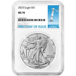 2025 Silver Eagle NGC MS70 FDI 1st Label