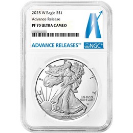 2025 W Proof Silver Eagle NGC PF70 UC AR 2025 W Proof Silver Eagle NGC PF70 UC AR