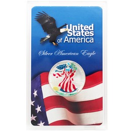 1995 Enameled "Hand Painted" 1oz American Silver Eagle