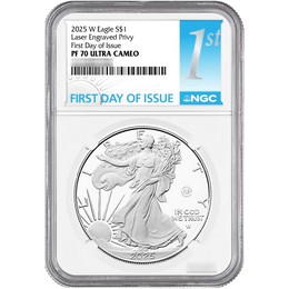 2025 W Proof Silver Eagle Laser Engraved Privy NGC PF70 UC FDI 1st Label 2025 W Proof Silver Eagle Laser Engraved Privy NGC PF70 UC FDI 1st Label
