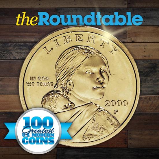 100 Greatest U.S. Modern Coins Series: 2000 P Sacagawea Dollar 'Goodacre Presentation' Variety
